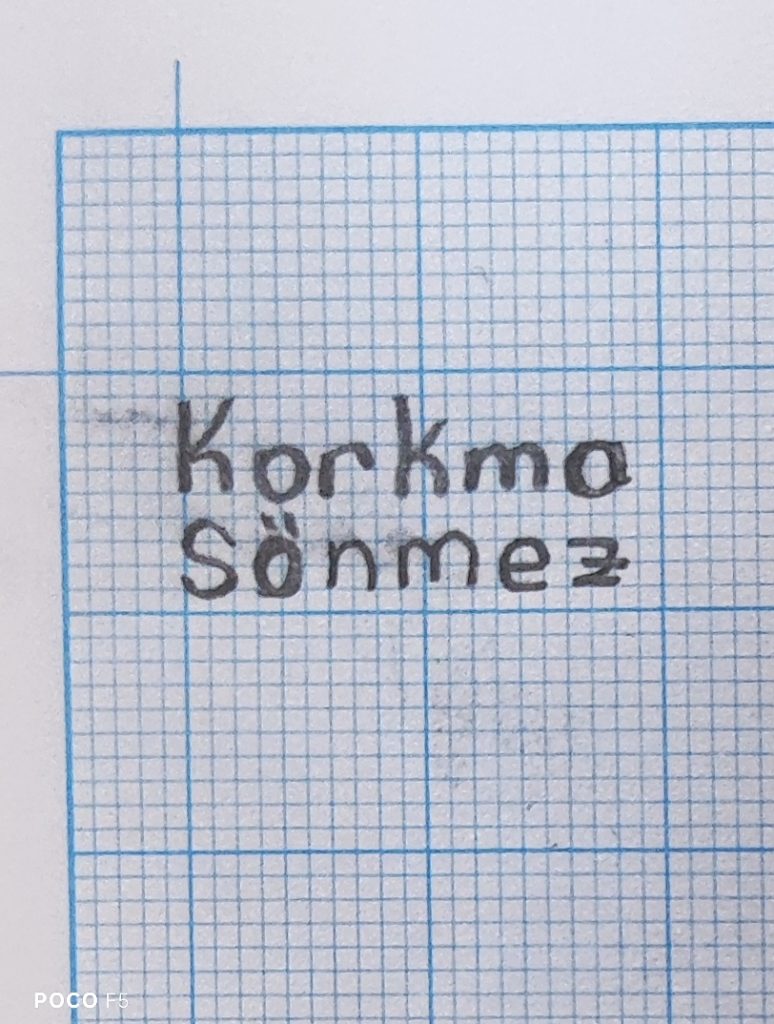 Milimetrik Deftere Norm Yazı Örnek Uygulaması