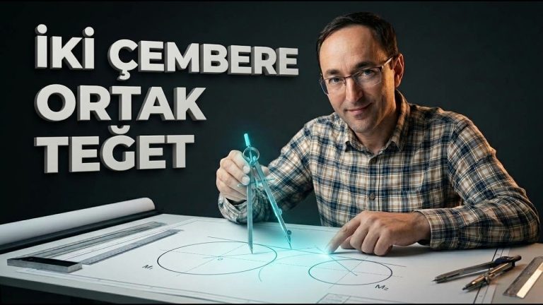 İki Çembere Dıştan Ortak Teğet Çizme