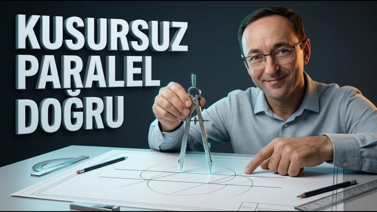 Bir Doğruya İstenen Uzaklıkta Paralel Doğru Çizme