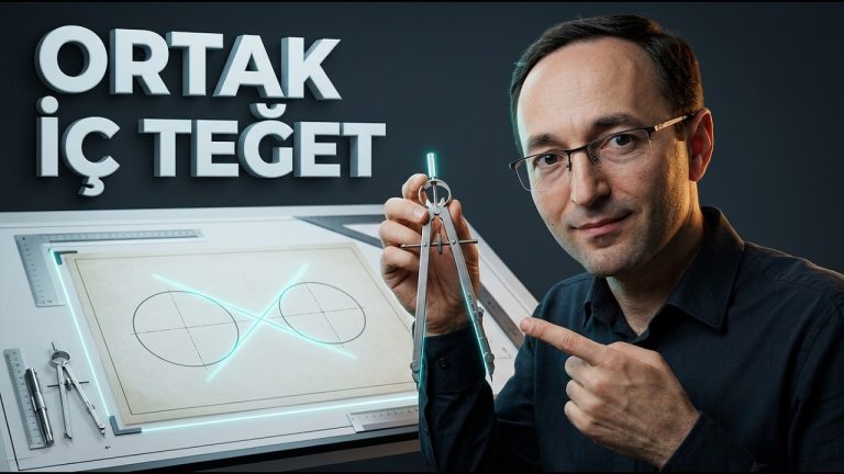 İki Çembere İçten Ortak Teğet Çizme