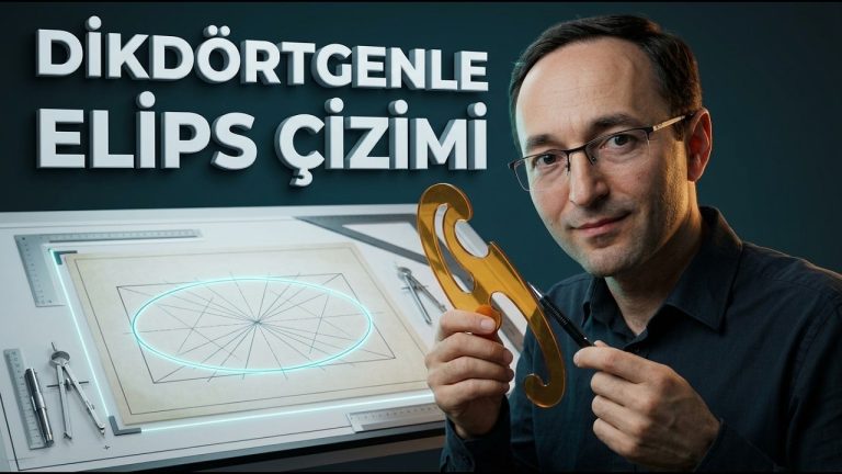 Dikdörtgen Yöntemiyle Elips Çizimi